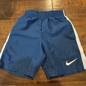 Nike Kids Navy and White Sports Shorts